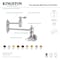 Kingston Brass KS310TALAC Tudor Wall Mount Pot Filler Kitchen Faucet, Antique Copper KS310TALAC - alternate 4